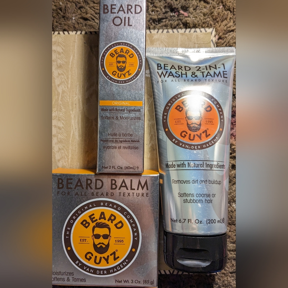BEARD GUYZ (3) ITEM BUNDLE WASH, OIL, & MOISTURIZER